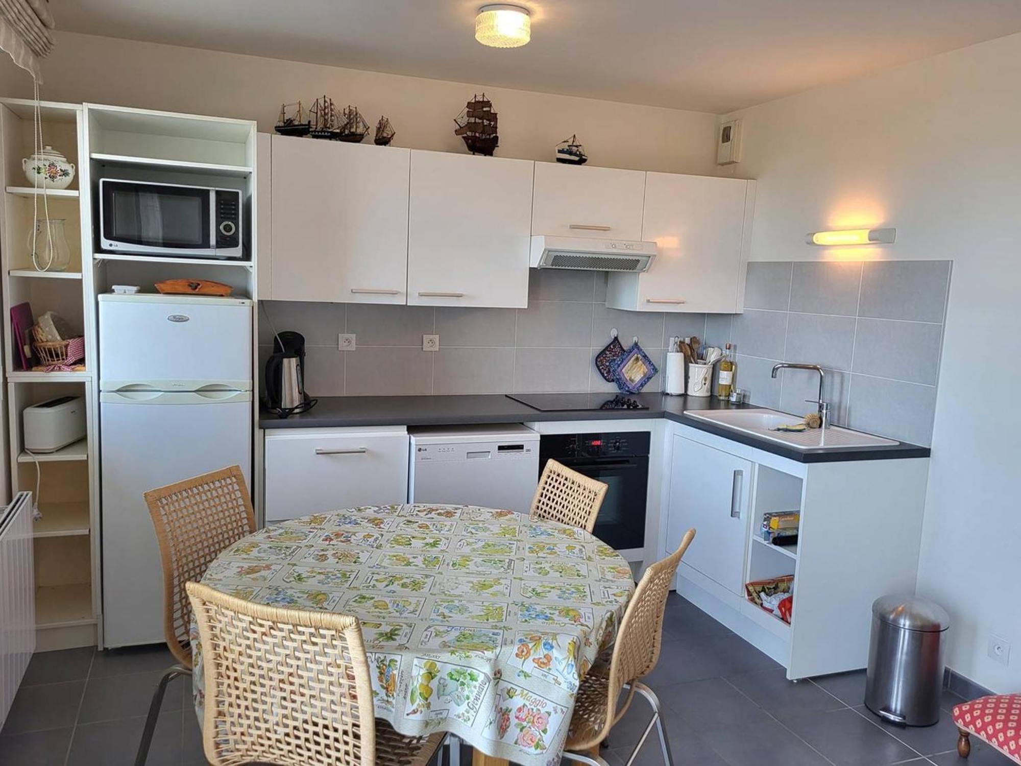 Appartement Rez-De-Jardin, Front De Mer, 4 Pers, Calme, Wifi Gratuit - Fr-1-465-46 玛维尔弗朗斯维尔 外观 照片